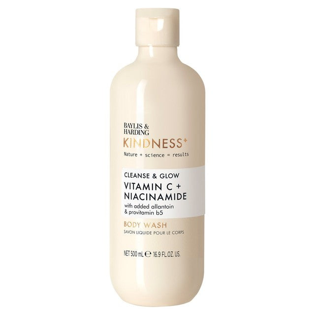 Baylis & Harding Kindness+ Vitamin C Brighten/Glow body wash 500ml - British product