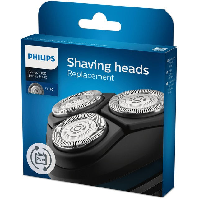 Philips Series 3000 replacement shaver heads 3-pack, imported from the UK