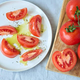 Natoora Sicilian vine ripened tomatoes 350g, imported from the UK