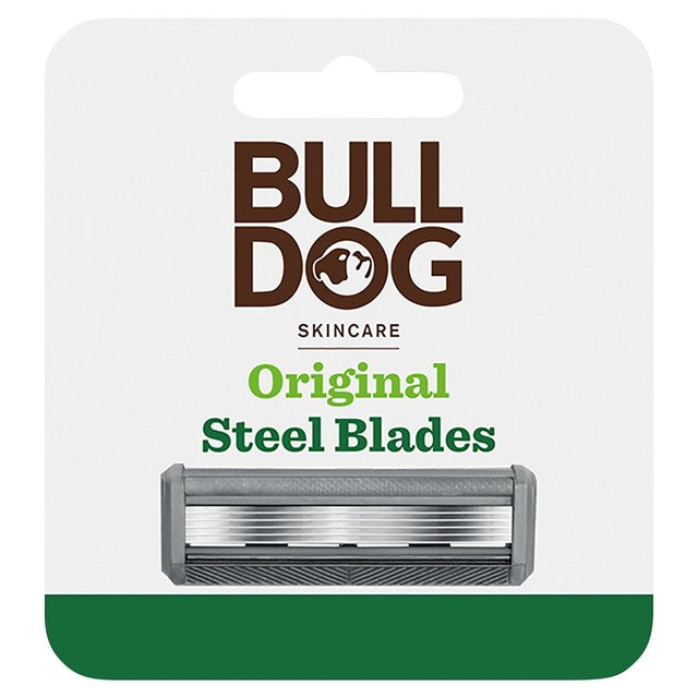 Bulldog Original Steel Razor Blades 4 pack - British product