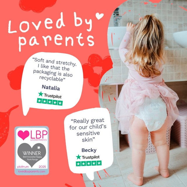 Pura nappy pants size 6, imported from the UK