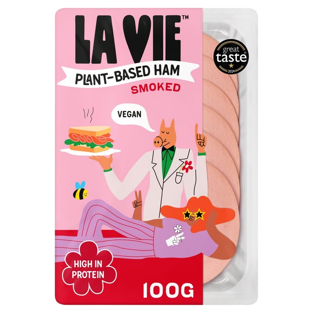 La Vie plant-based smoked ham vegan meat alternative, UK version