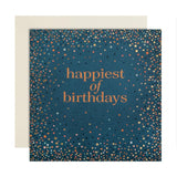 M&S scattered confetti birthday card 15cm x 15cm, imported from the UK