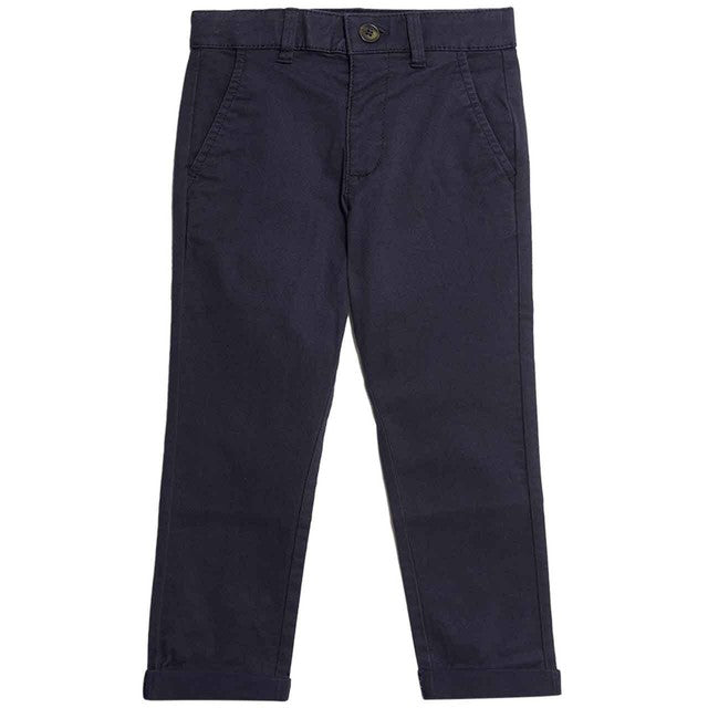 M&S boys cotton rich chinos navy 3-4 years, imported from the UK