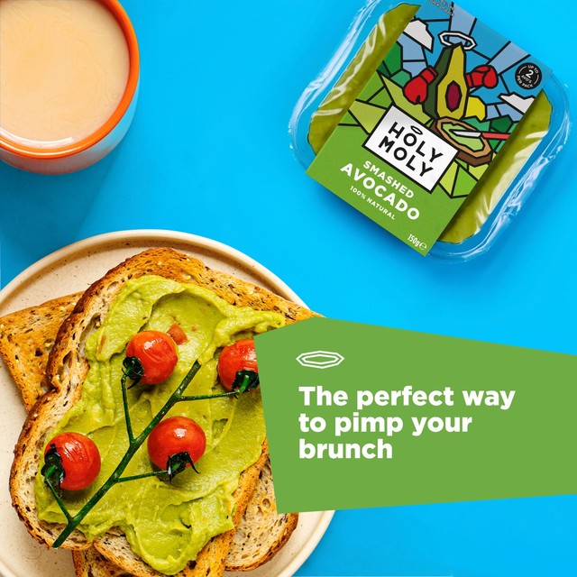 Holy Moli Smashed Avocado Tub 150g, UK version
