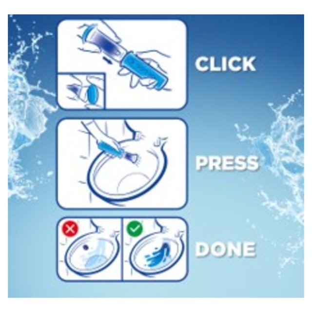 Toilet Duck Fresh Discs Blue toilet bowl gel discs 36ml (British brand)