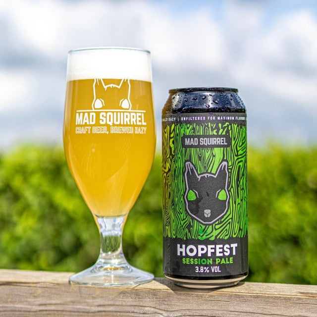 Mad Squirrel Hopfest Pale Ale gluten-free 440ml, imported from the UK