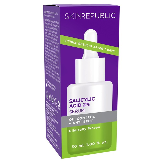 Skin Republic Salicylic Acid 2% Serum 30ml (British brand)