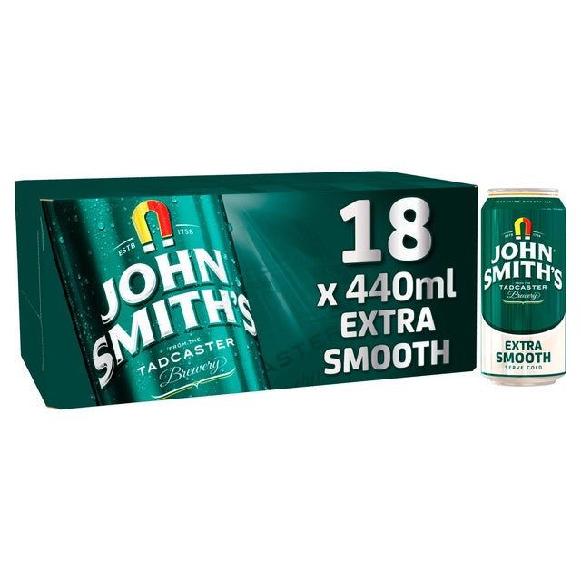 John Smith's Extra Smooth Ale Cans 18 x 440ml, UK version