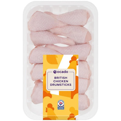 Ocado Britiske Kylling Drumsticks Med Skinn Fersk Kylling 1kg
