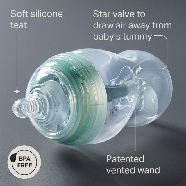 Tommee Tippee Anti-Colic Baby Bottles Slow Flow 3 pack