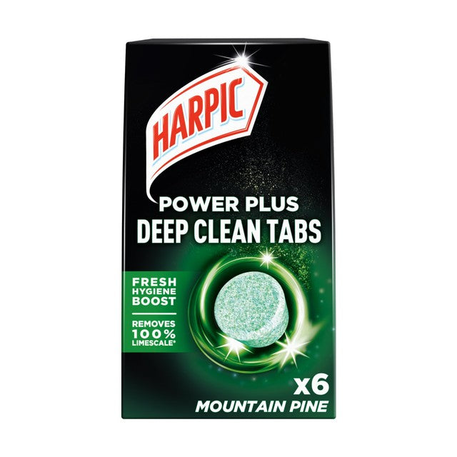 Harpic toilet cleaner tabs Mountain Pine 6 tablets, UK version