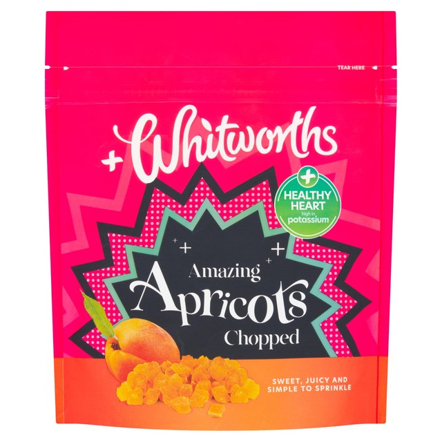 Whitworths chopped dried apricots 140g (British brand)