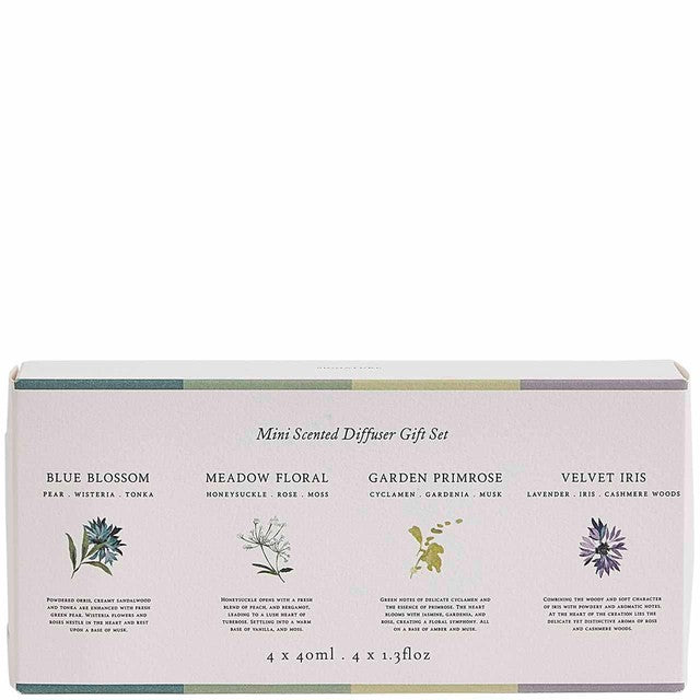 M&S set of four 40ml mini reed diffusers, imported from the UK