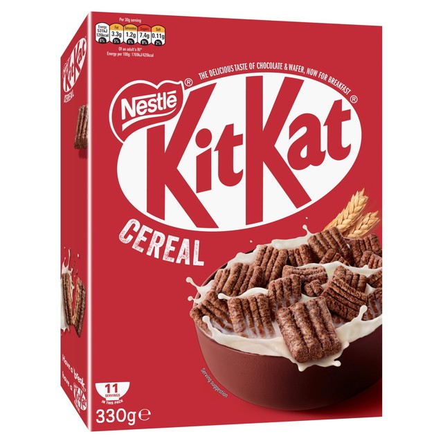 KitKat milk chocolate cereal 330g, UK version