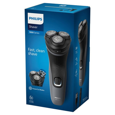 Philips Wet & Dry Electric Shaver Series 1000 with 4D Flex Heads