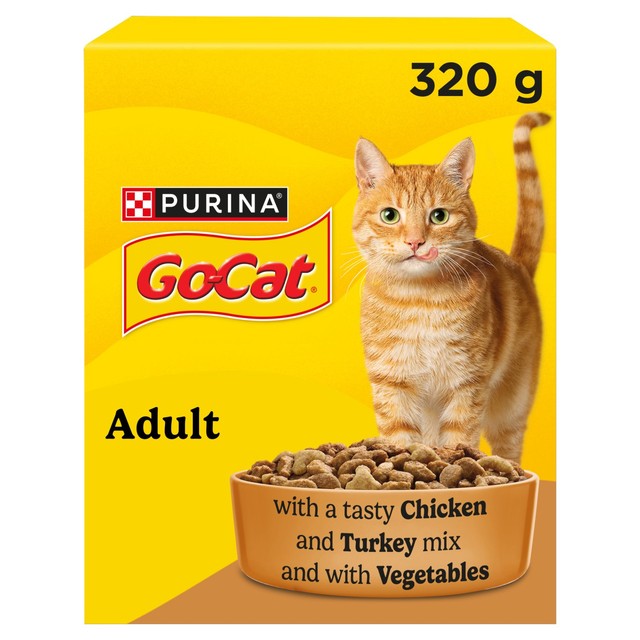 Go-Cat dry cat food chicken and turkey 320g, UK version
