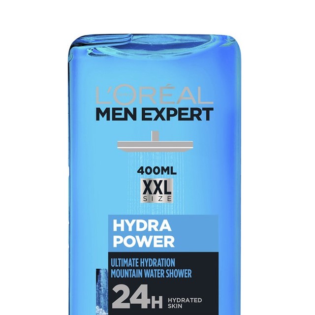L'Oreal Men Expert Hydra Power shower gel with woody fragrance 400ml, UK version