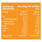 Graze Lively Lemon flapjack 50g, UK version