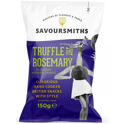 Savoursmiths Truffle and Rosemary Luxury Potato Crisps 150g