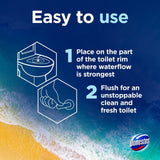 Domestos Power 5 Ocean Toilet Rim Block - British product