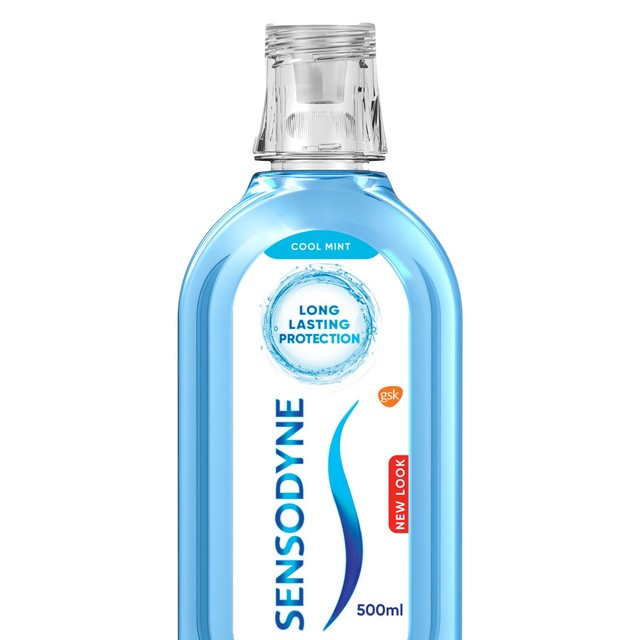 Sensodyne Cool Mint mouthwash 500ml (British brand)