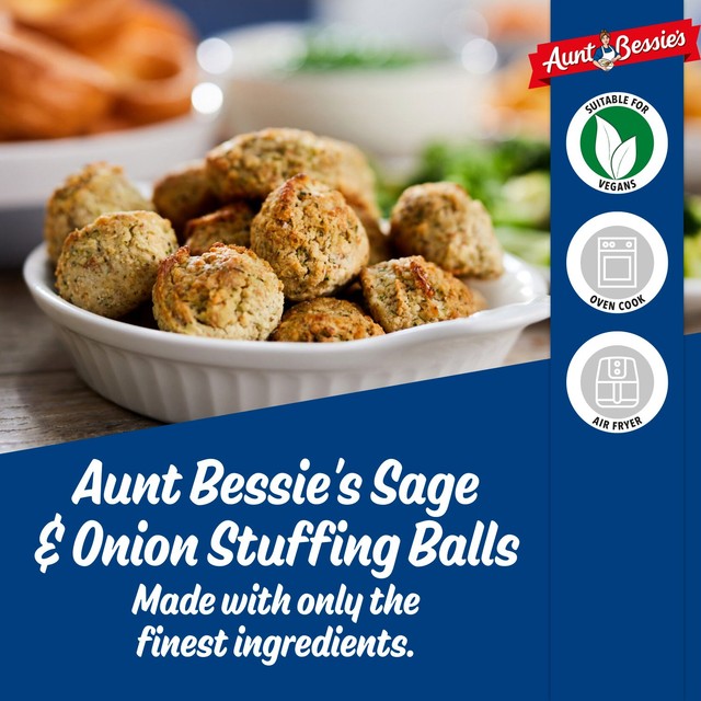 Aunt Bessie's sage and onion stuffing balls 260g - British product