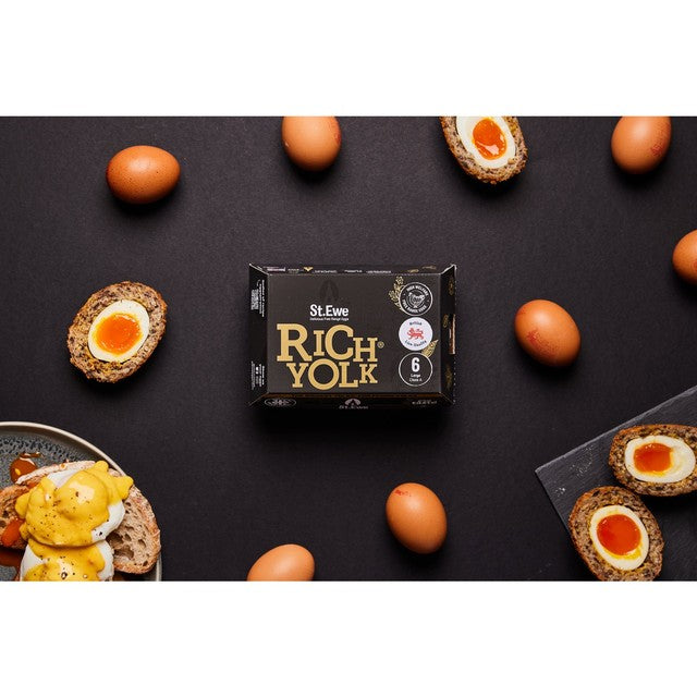 St Ewe Free Range Eggs Large 6 Pack (British brand)