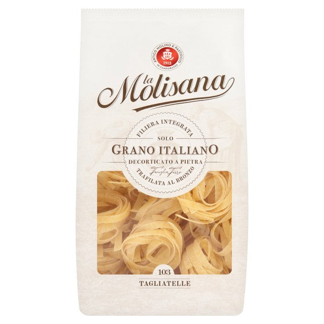 La Molisana Tagliatelle pasta 500g bag, UK version.
