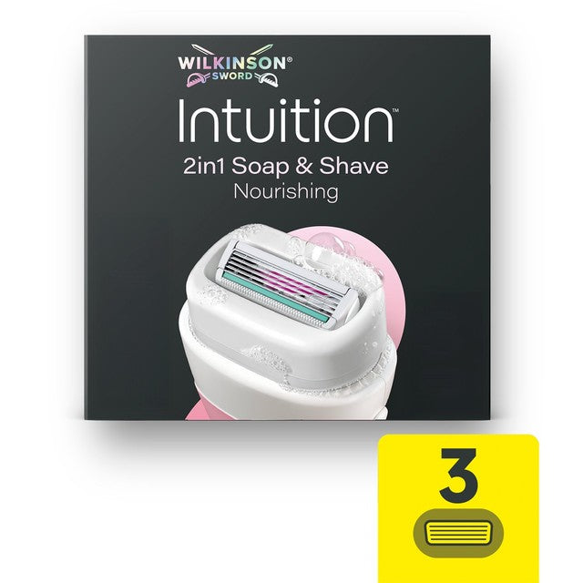 Wilkinson Sword Intuition Ultra Moisture razor blades 3 pack (British brand)