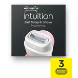 Wilkinson Sword Intuition Ultra Moisture razor blades 3 pack (British brand)