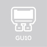 TCP Glass LED GU10 345LM 2W Warm White - A Class Energy Rating
