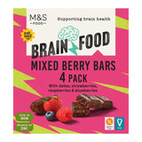 M&S Mixed Berry Bars 4 x 35g, imported from the UK