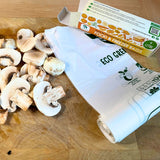Eco Green Living certified compostable freezer bags 4L - British product