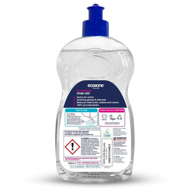 Ecozone PowerAction rinse aid 500ml - British product