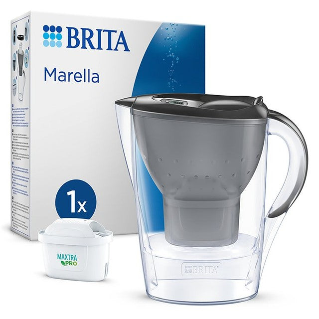 Brita Marella Graphite water filter jug 2.4L - British product