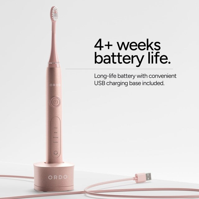Ordo electric toothbrush Rose Gold, imported from the UK