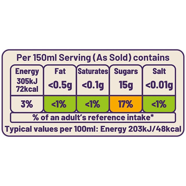 Ocado apple juice not from concentrate 1L, imported from the UK