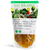Daylesford Organic chicken bone broth with lemongrass and red chilli 500ml - British product