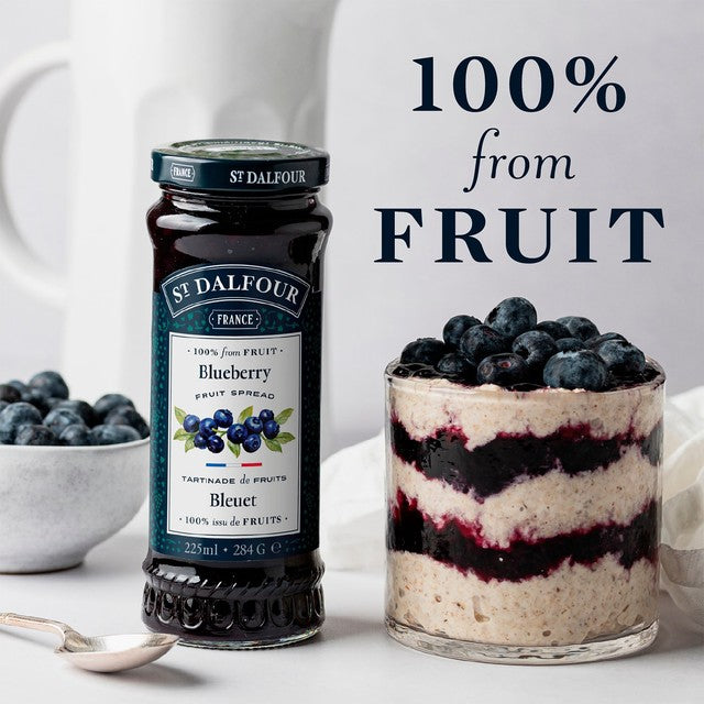 St Dalfour blueberry fruit spread 284g (British brand)