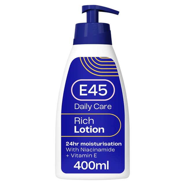 E45 Rich Lotion 400ml bottle for dry skin - British product