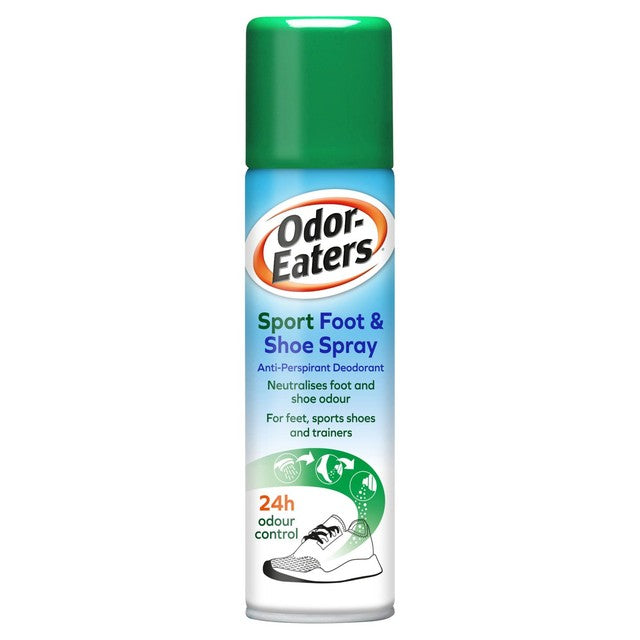 Odor-Eaters Sports Foot & Shoe Spray 150ml, imported from the UK