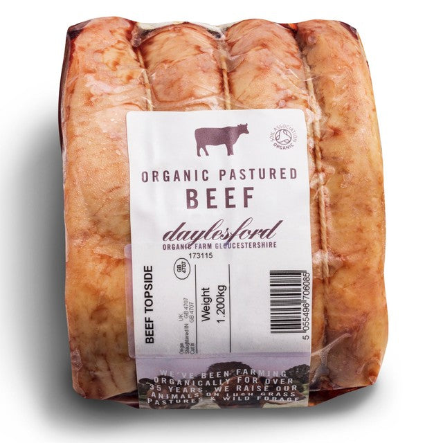 Daylesford Organic Beef Topside 1.2kg - British product