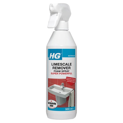 HG Limescale Remover Foam Spray Super Powerful Bathroom Cleaner 500ml