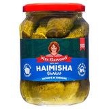 Mrs Elswood Haimisha Gherkins 670g, imported from the UK