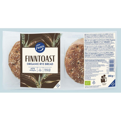 Fazer Finntoast Sourdough Rye Organic Bread