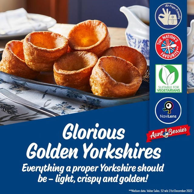 Aunt Bessie's Golden Yorkshires Yorkshire puddings 190g - British product
