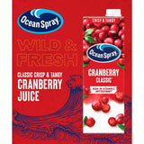 Ocean Spray Cranberry Classic juice drink 1L, imported from the UK