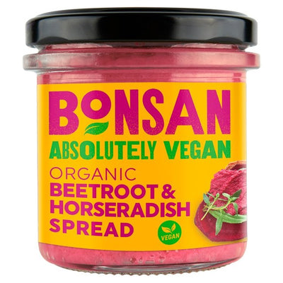 Bonsan Organic Vegan Beetroot Horseradish Pate 130g