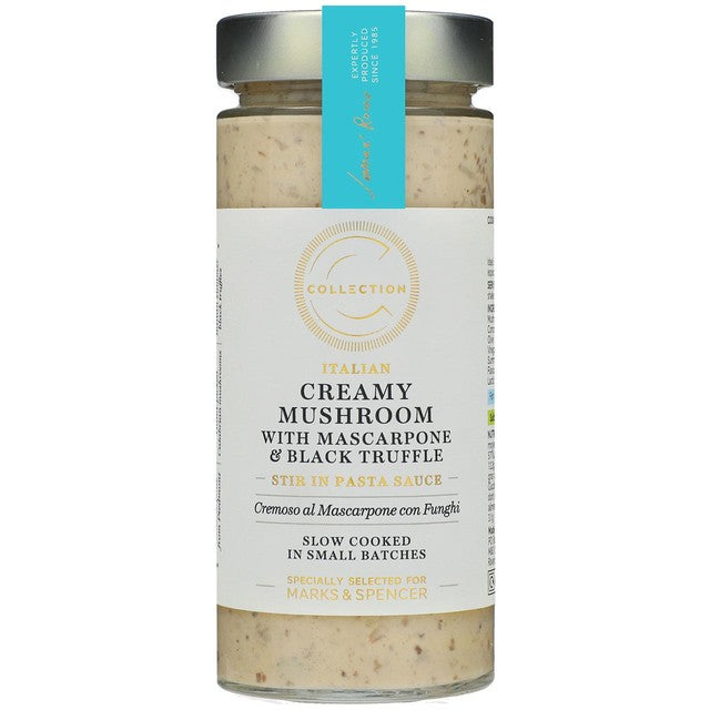 M&S creamy mushroom sauce 280g, imported from the UK
